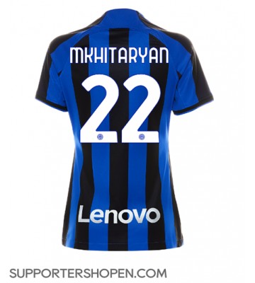 Inter Milan Henrikh Mkhitaryan #22 Hemma Matchtröja Dam 2022-23 Kortärmad